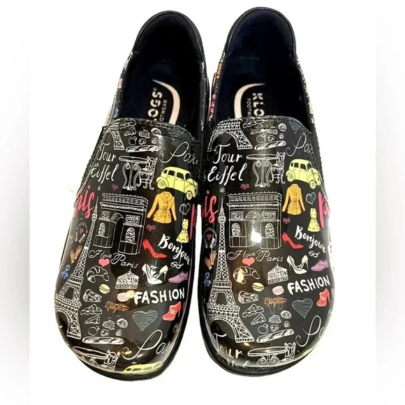 Women’s KLOGS Footwear Moxie Paris Print Leather Loafer - Picture 3 of 4